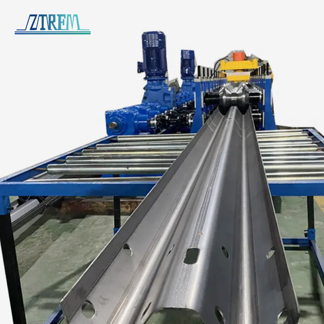 Two Wave High Speed Highway Guardrail Roll Forming Machine